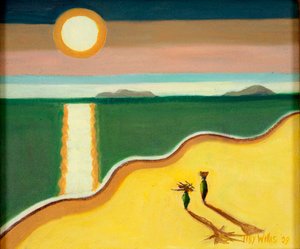夕方の太陽、2010